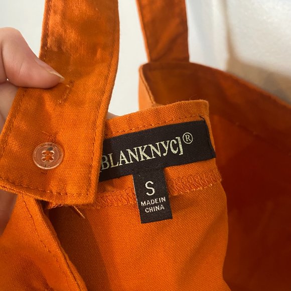 NWT BlankNYC Fire Cracker Tie Back Crop Top - Picture 9 of 9